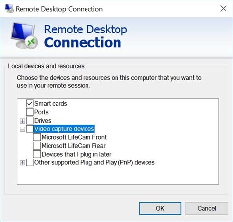 allow smart card device redirection|microsoft rdp redirects.